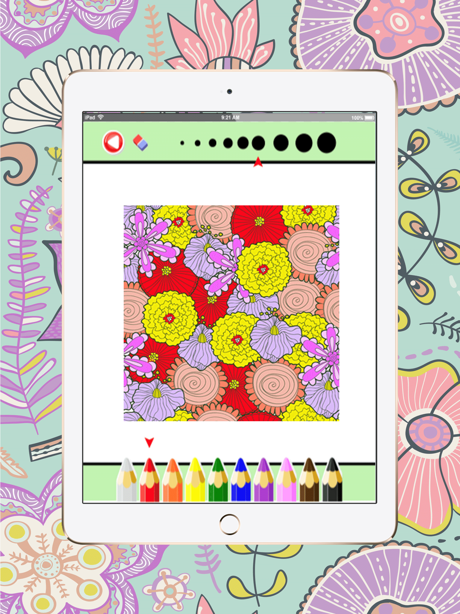 best flowers mandala coloring pages for adults