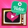 Video Love Greeting Cards – Romantic Greetings app icon - Book app for iPhone