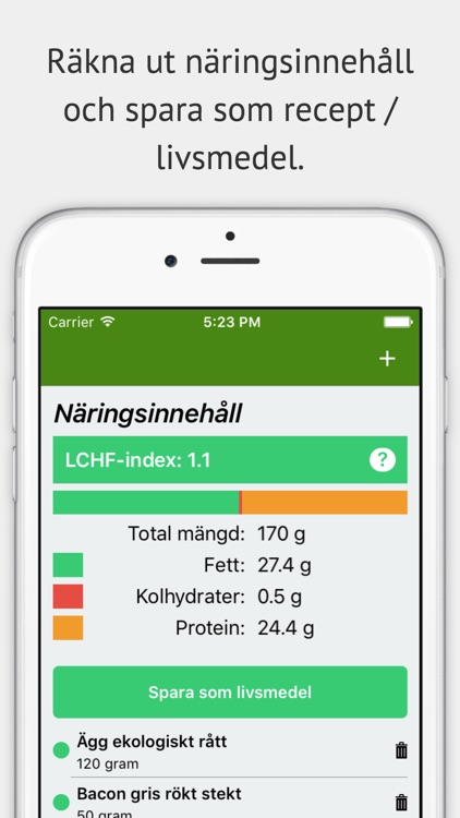 LCHF - recept, dagbok, tips screenshot-3