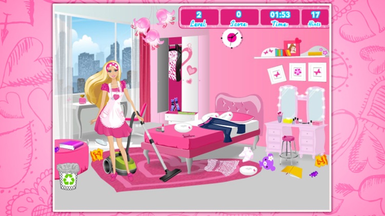 Princess Cleanup game-party cleanup