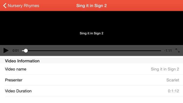 Nursery Rhymes in Sign with Scarlett