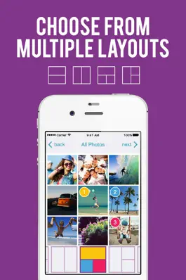 Game screenshot Photo Collage Portrait Studio: Cool patterns, effects, grids, frames + layouts hack