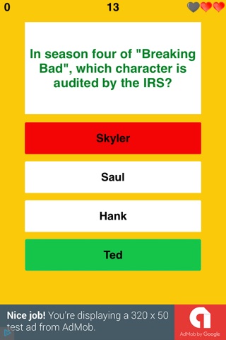 Trivia for Breaking Bad - Fan Quiz TV Series screenshot 4