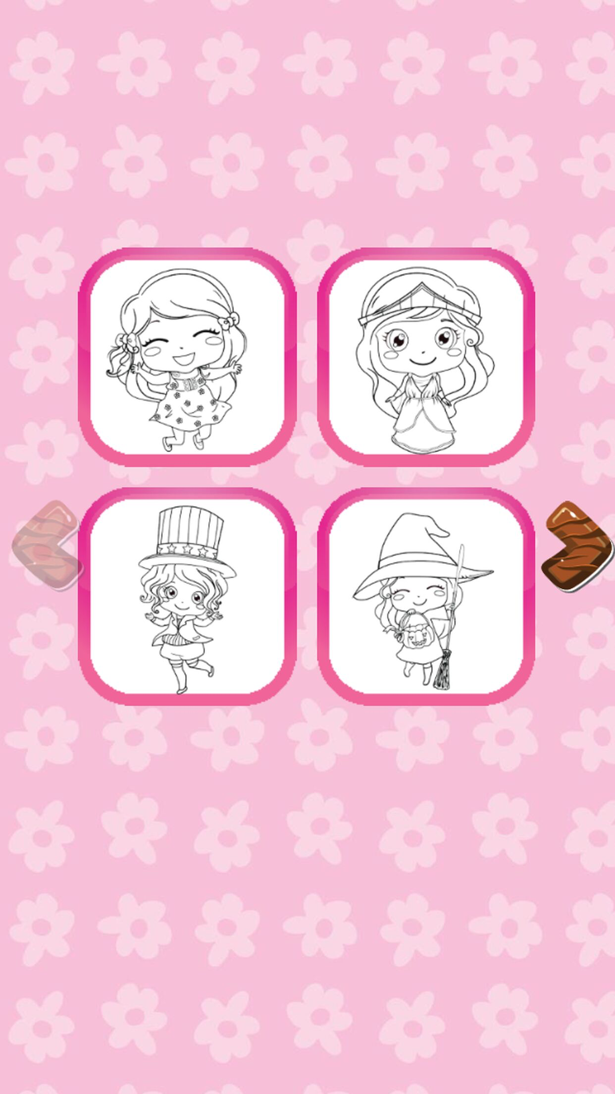Girl Coloring Book Free For Toddler And Kids!