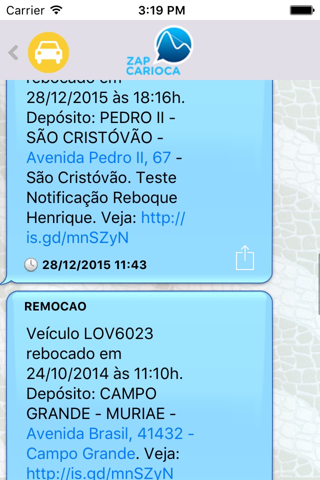 iPhone screenshot
