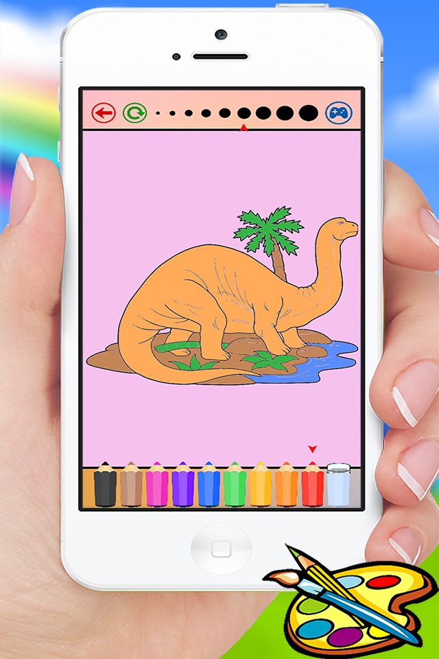 Dinosaur Coloring Book for Kids and kindergarten screenshot 4