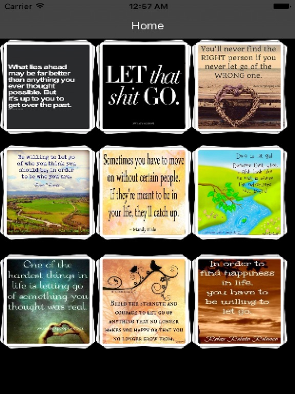 Screenshot #5 pour Letting Go Quotes
