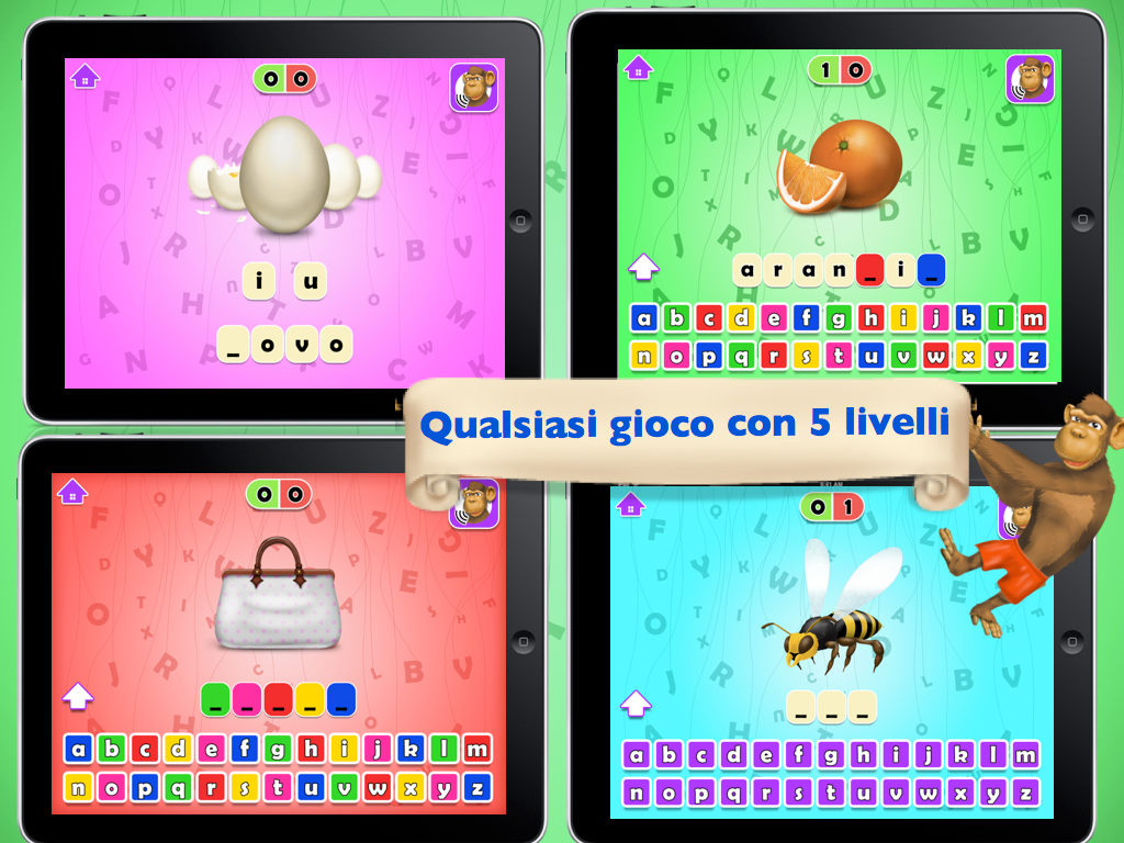 Giochi per bambini : imparare a leggere screenshot 9