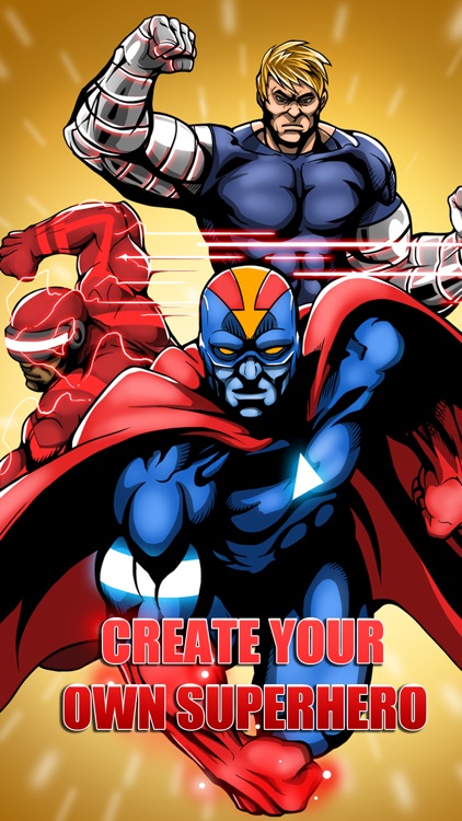 Create Your Own Man Super-Hero -  The Comics Super-Man Characters Costume Maker Dress Up