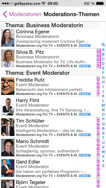 getSpeaker.com  Redner - Moderatoren - Agenturen screenshot-3