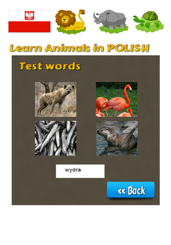 Learn Animals in Polish Language screenshot 3