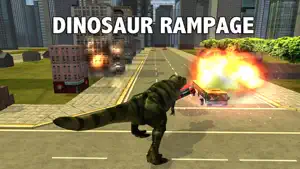 Dinosaur Rampage - Trex Free screenshot #1 for iPhone