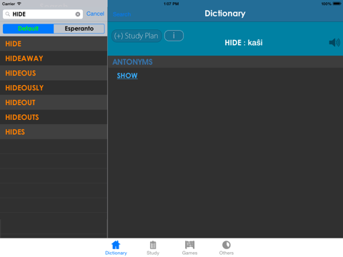 Screenshot #5 pour Esperanto Dictionary