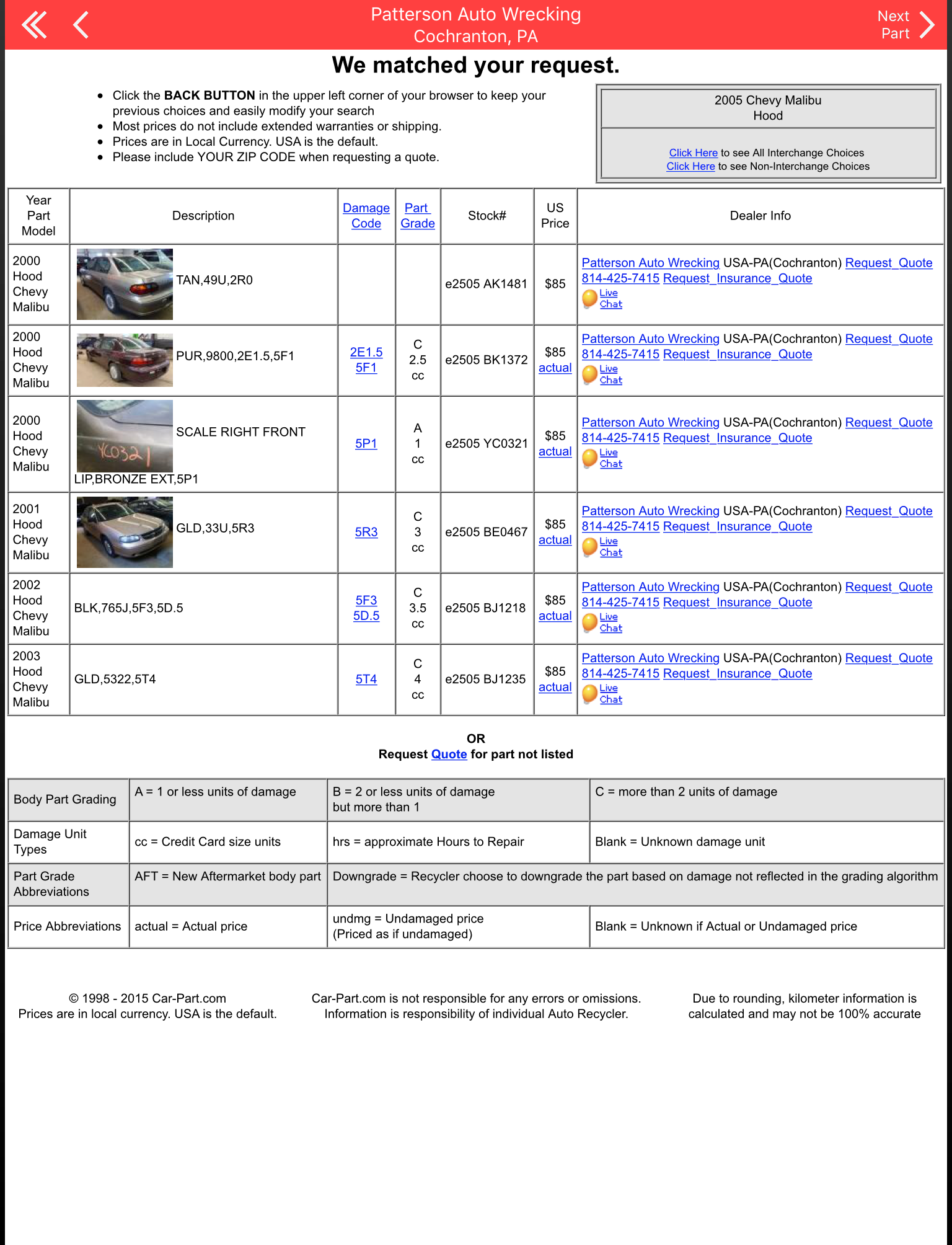 Patterson Auto Wrecking - Full-Service Salvage Yard with New, Used, and Aftermarket Auto Parts - Cochranton, PA