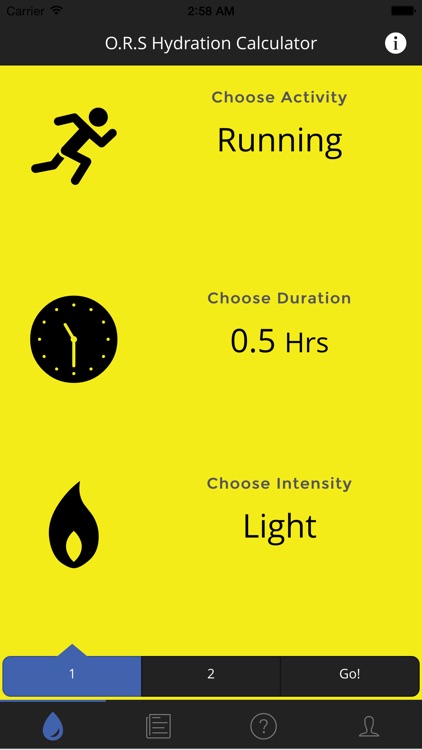 O.R.S. Hydration Calculator