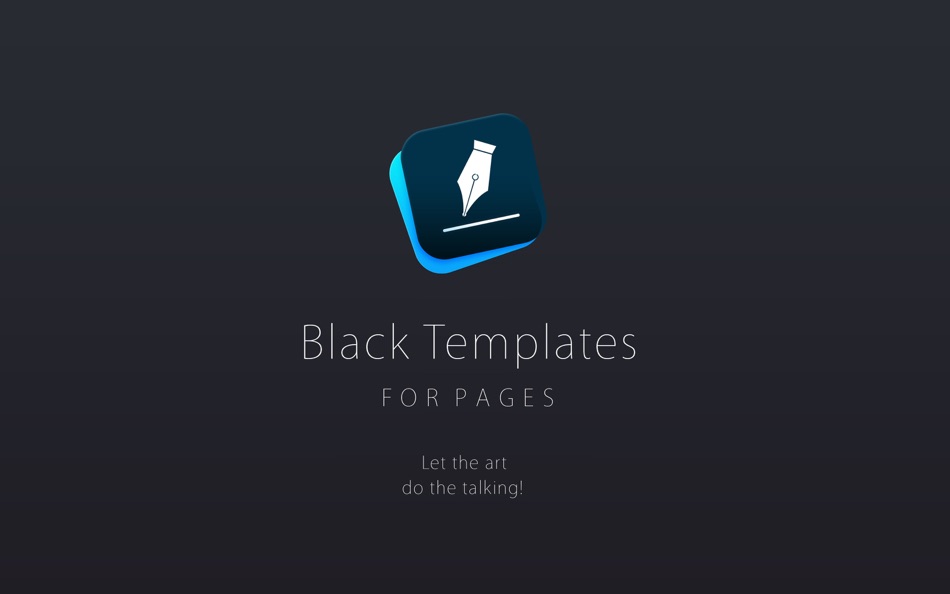 Black Templates for Pages - 1.1 - (macOS)