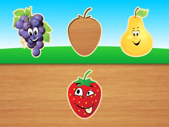 Fruits smile  - children's preschool learning and toddlers educational game iPad screenshot
