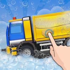 Activities of Garbage Truck Wash Salon : Cleanup Messy Trucks After Waste Collection