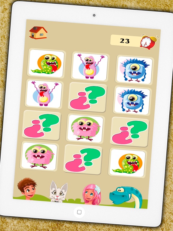 Halloween memory game: Learning game for kids iPad screenshot
