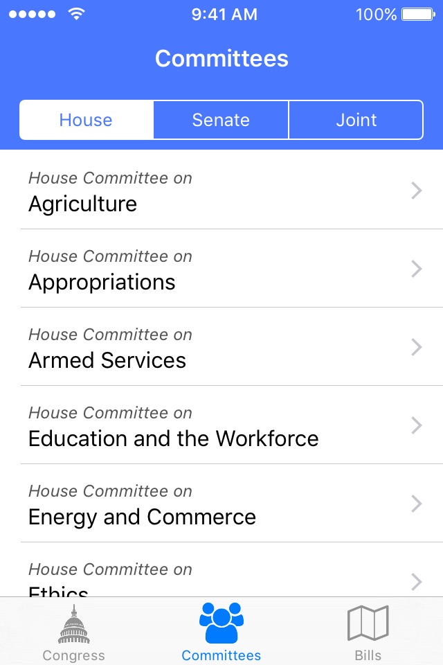 MyCongress - Your Guide to the US Congress screenshot 2