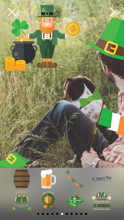 LuckLuckLuck - St Patricks Irish Pride Everyday FREE Photo Stickers screenshot-3