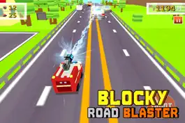 Game screenshot Blocky Road Blaster - 3D ( Fun Race & Shoot Game ) apk