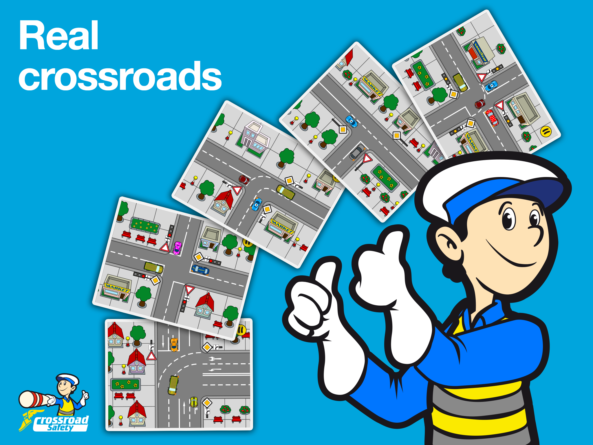Goodyear Crossroad Safety - get safely through urban jungle and learn traffic rules screenshot 9