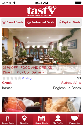 Tasty Deals-Restaurant Deals screenshot 3