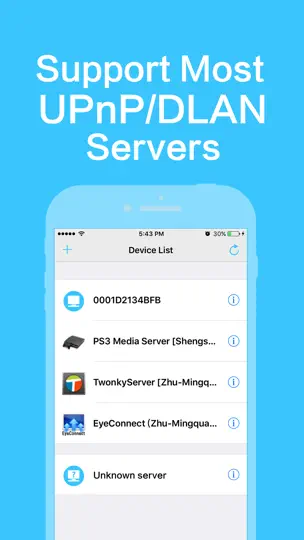 Capture d'écran de AirPlayer - Video Player And Network Streaming App sur iPhone 1