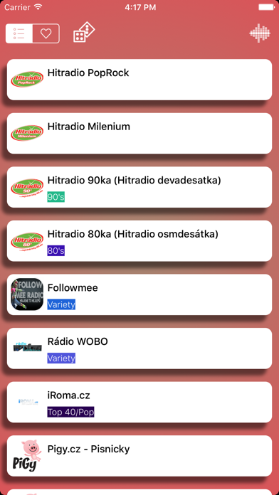 Screenshot #2 pour Radio Player Czech Republic  (Česká republika rádio, čeština,Český ,Česko)