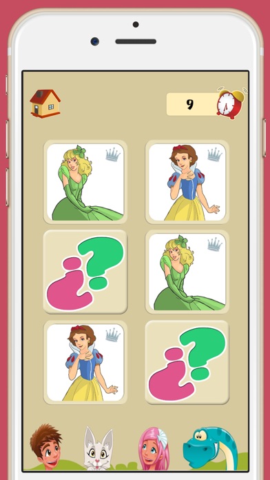Screenshot 2 of Memory game princesses: learning game of brian training for girls and boys App