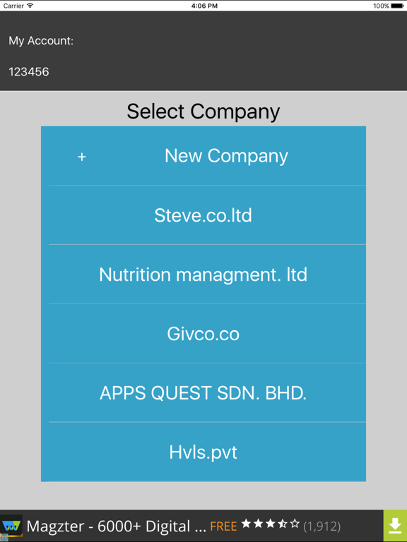 Screenshot #4 pour easy count - account manager