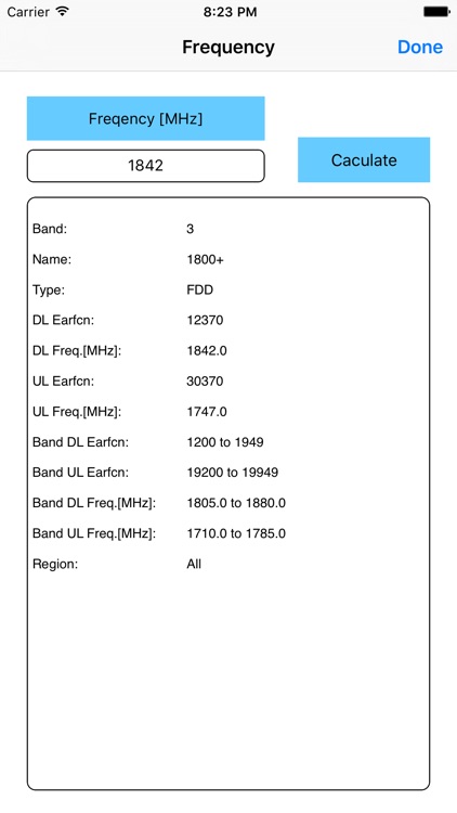 EARFCN Calculator screenshot-3