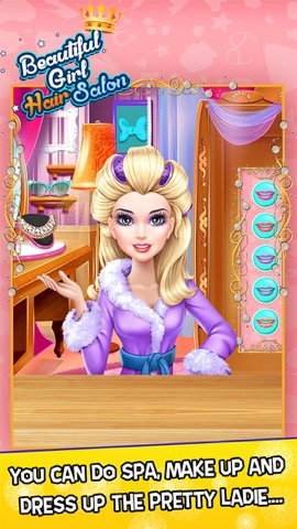 Beautiful Girl Hair Salon with Dress Up kids Gameのおすすめ画像4