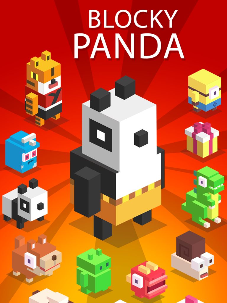 Blocky Panda - Don't Tap Wrong Tiles 3