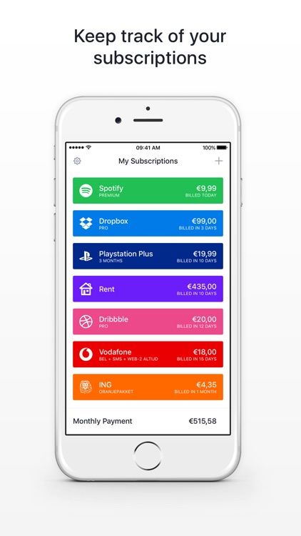 Bobby - Keep track of your subscriptions screenshot-0