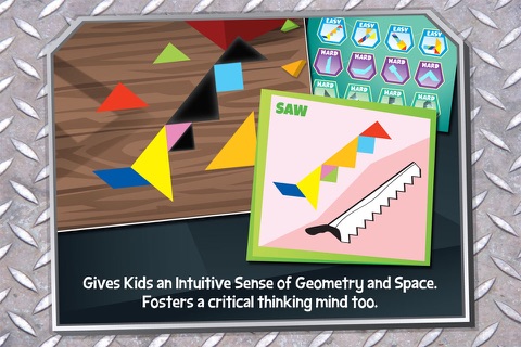 Kids Learning Puzzles: Family Handyman, Jr Tangram - náhled