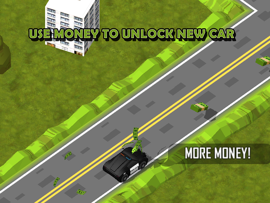 3D Zig-Zag Police Car -  Fast Hunting Mosted Super Wanted Racer Game screenshot 5