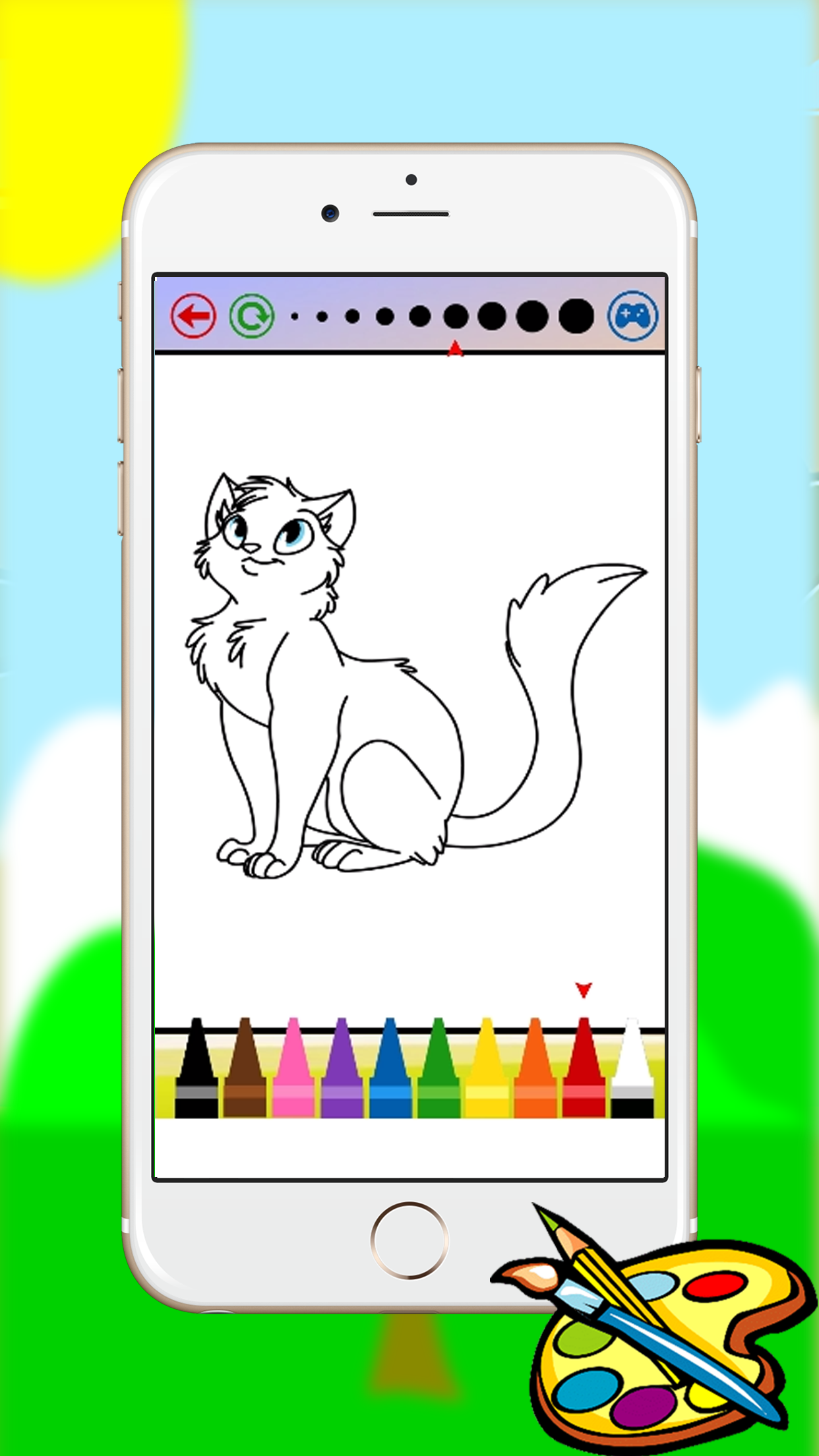 Coloring Book The Cat For kids of all ages screenshot 3