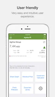 agthia investor relations iphone screenshot 2