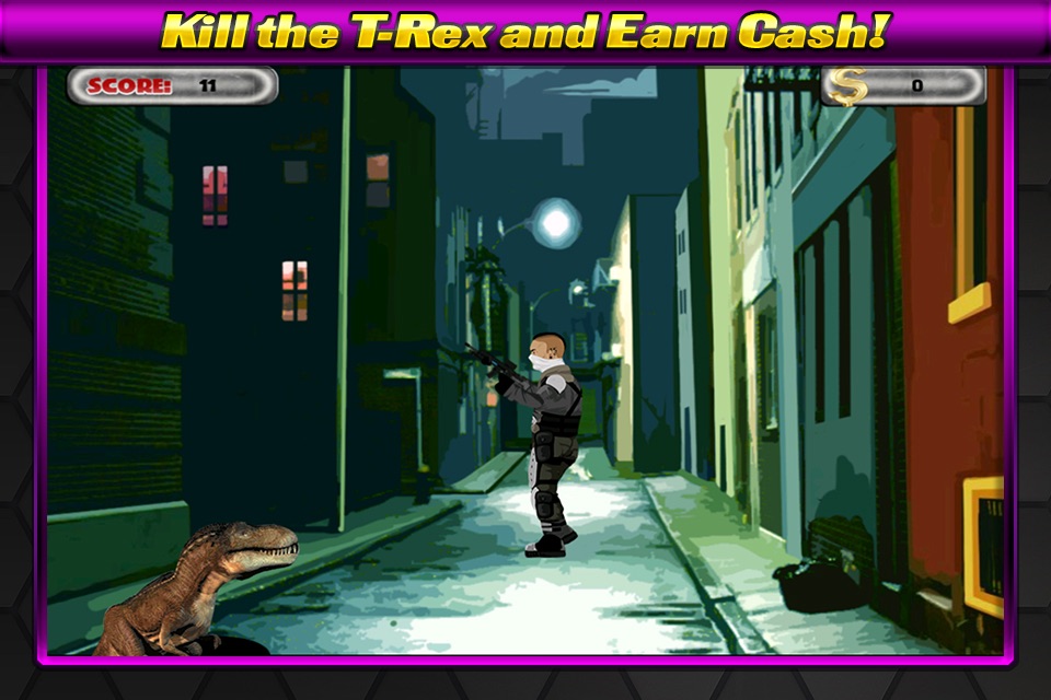 Trex Jurassic City vs Gangsta Blaster screenshot 2
