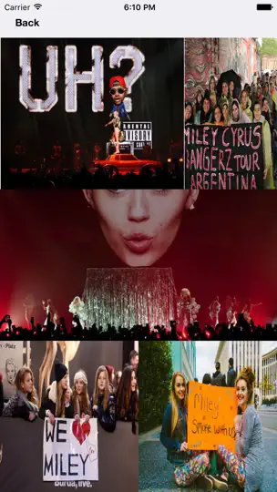 Photo Album App - Miley Cyrus Edition iPhone Ekran Görüntüsü 2