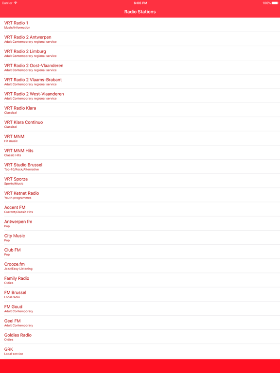 Screenshot #4 pour Radio Belgium FM - Streaming and listen to live online music, news show and Belgian charts musique from Belgique
