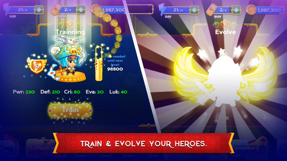#4. Rise of Heroes (iOS) Podle: Topebox