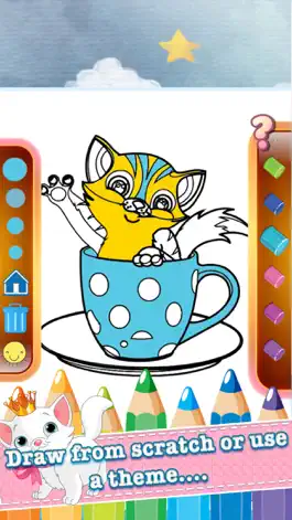 Game screenshot кот раскраски развивающие игры для детей 6-7 лет hack