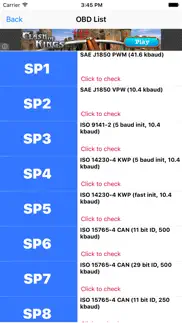 elm327 obd info iPhone Captures Décran 2