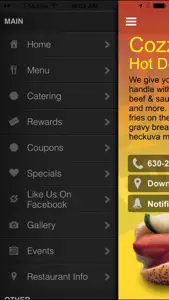 Cozzi Corner Hot Dogs & Beef screenshot #2 for iPhone