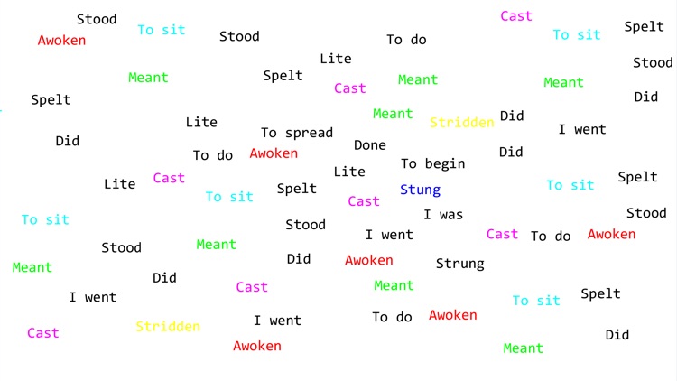 Do Did Done Lite : English irregular verbs revision