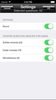 mineral quiz iphone screenshot 2