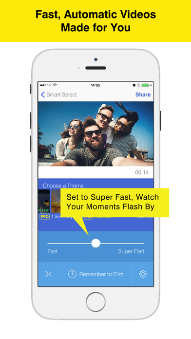 Screenshot #2 pour VideoSlam - Instant Video Compilations from your Videos and Photos